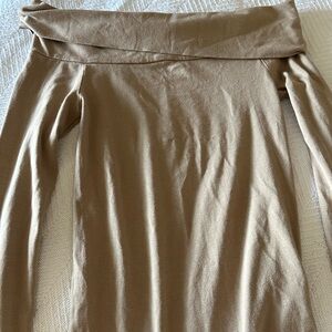 Vero Moda Off The Shoulder Tan Top